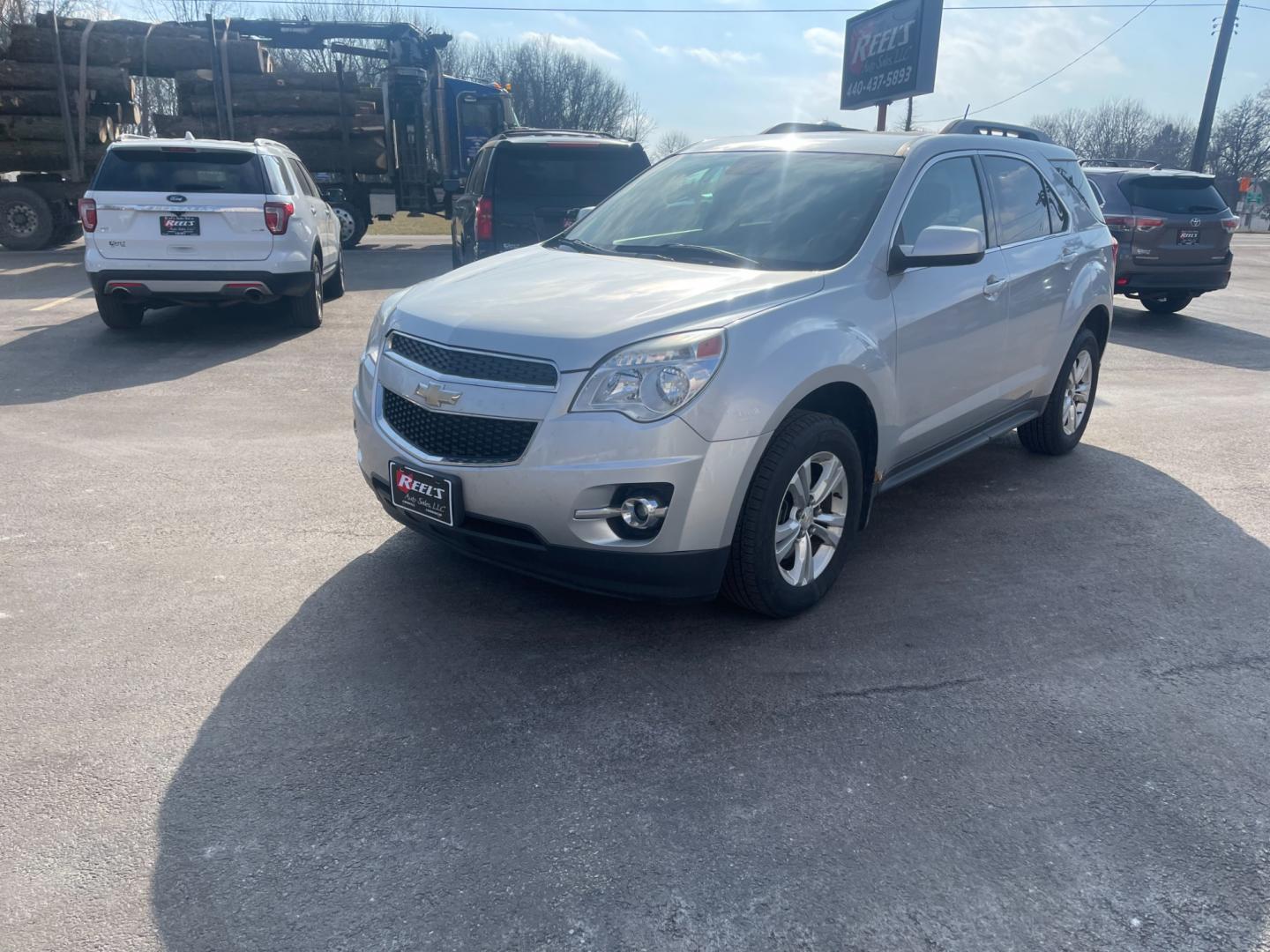 2013 Silver /Black Chevrolet Equinox 2LT 2WD (2GNALPEK5D6) with an 2.4L I4 DOHC 16V engine, 6-Speed Automatic transmission, located at 11115 Chardon Rd. , Chardon, OH, 44024, (440) 214-9705, 41.580246, -81.241943 - Photo#0